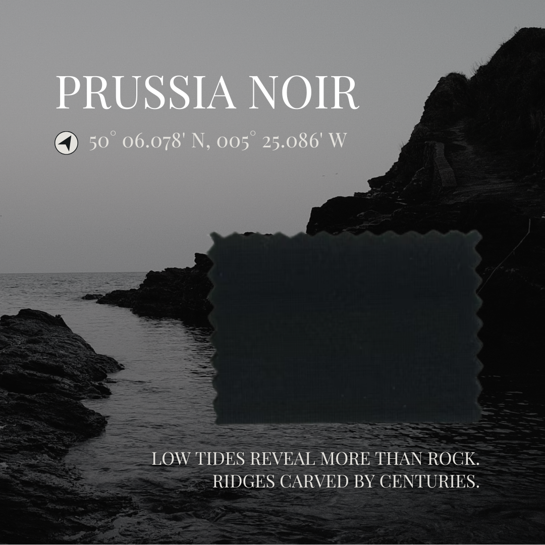 Tie Back Prussia Noir