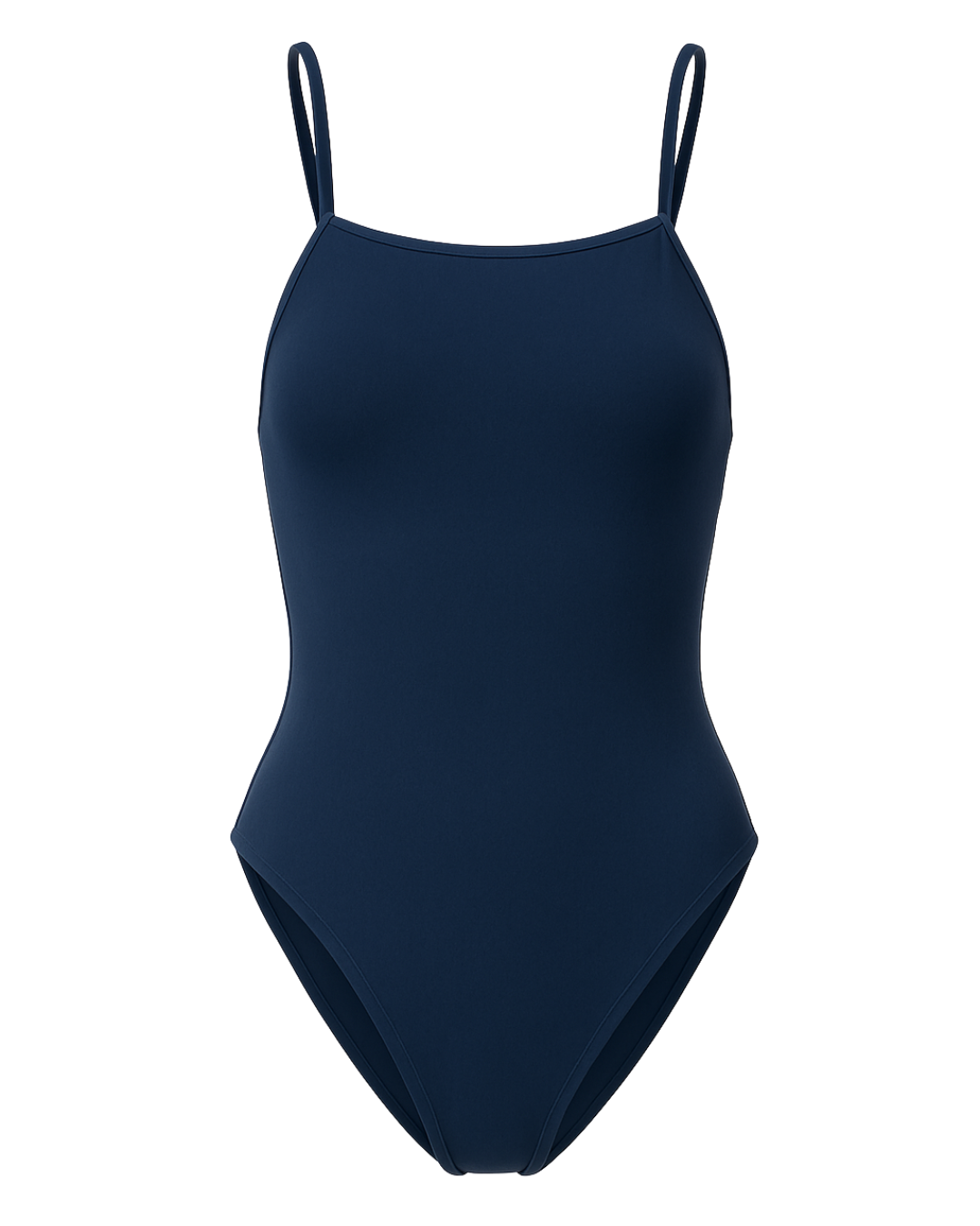 Girl's One-Piece Blue Swimsuit – Tie Back